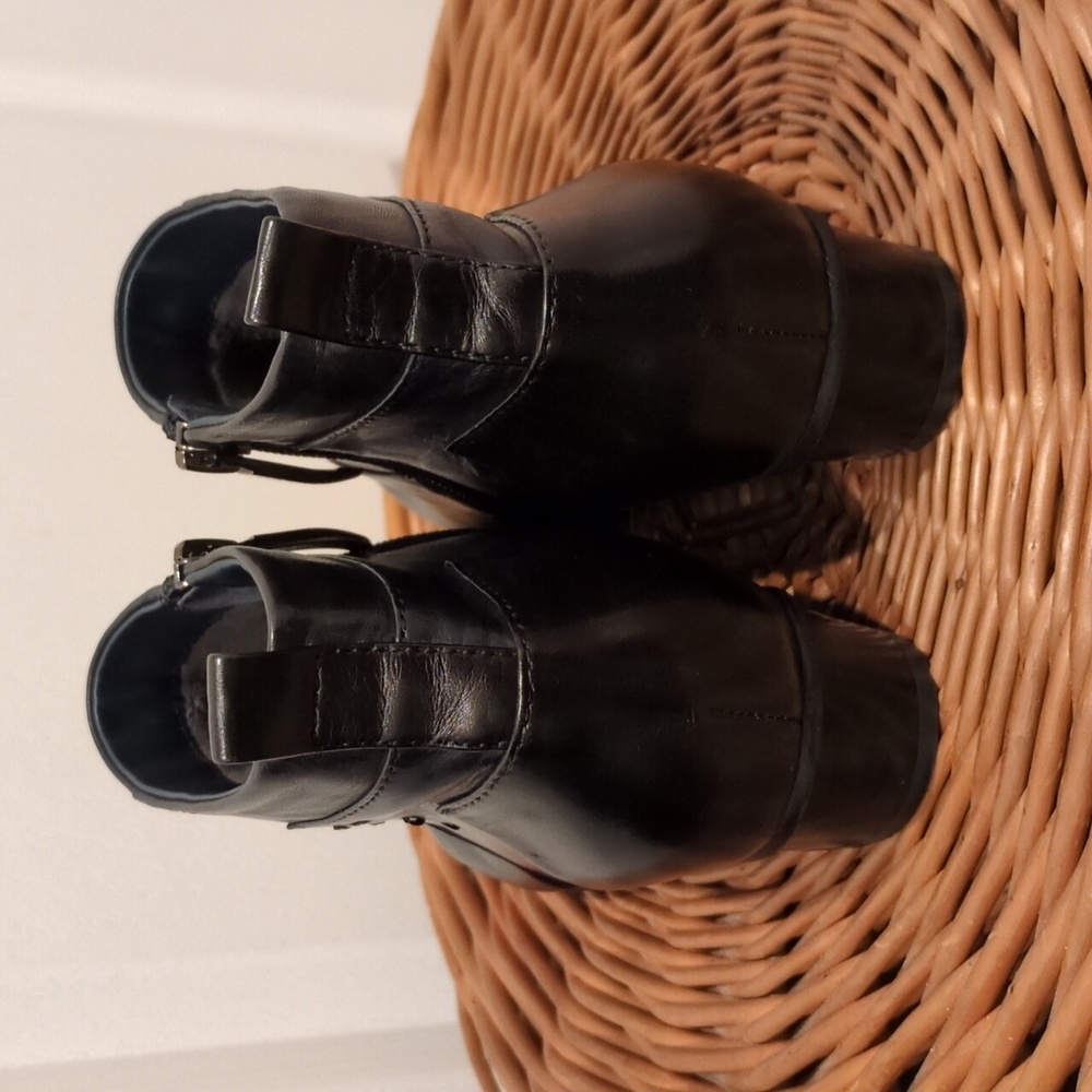 Regarde le Ciel Black Leather Ankle  Boots Womens EU 37 / 6.5 - Picture 2 of 9